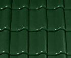 
Рубин 13V 
топ-глазурь зеленая ель 
 - Керамическая черепица Braas