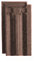 Рустико ангоб темно-коричневый
 - Керамическая черепица CREATON